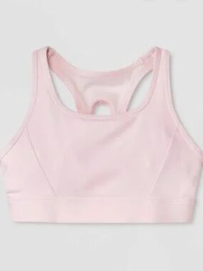 2 Girls All in Motion Keyhole Sports Bras | 2 Light Pink Racerback Sports Bras
